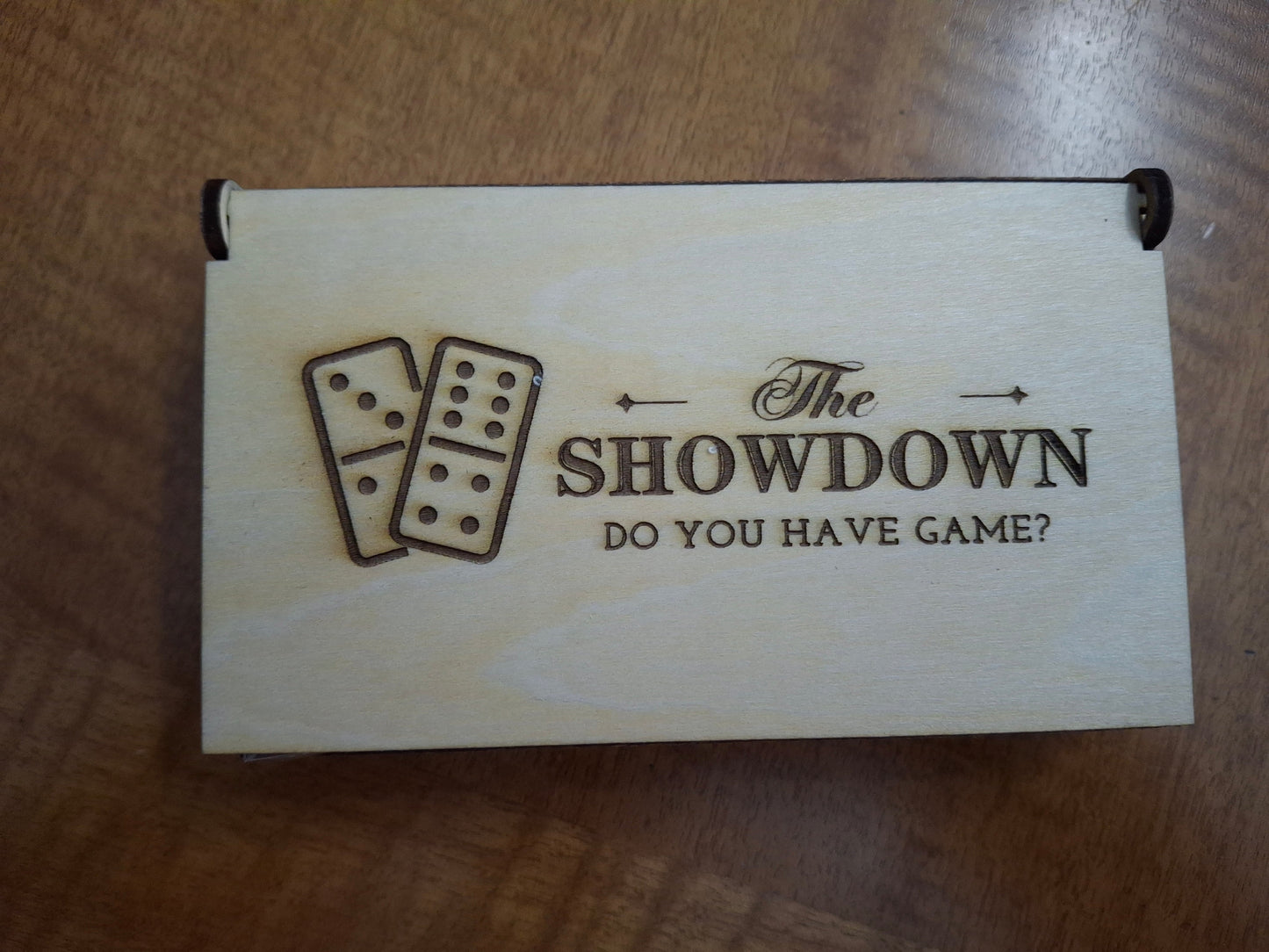 The Showdown – Mini Wooden Domino Set
