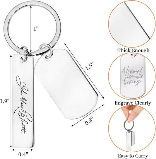 (Personalized Item) Stainless Steel Keychain with your Personal Design