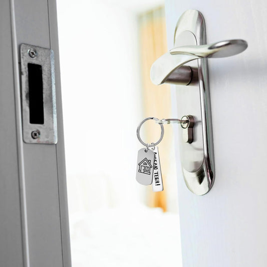(Personalized Item) Stainless Steel Keychain with your Personal Design