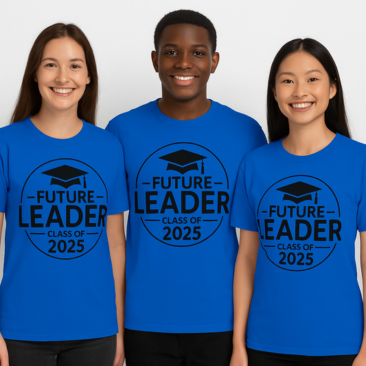 Celebrate Graduation in Style: "Future Leader" Design (Unisex T-Shirt)