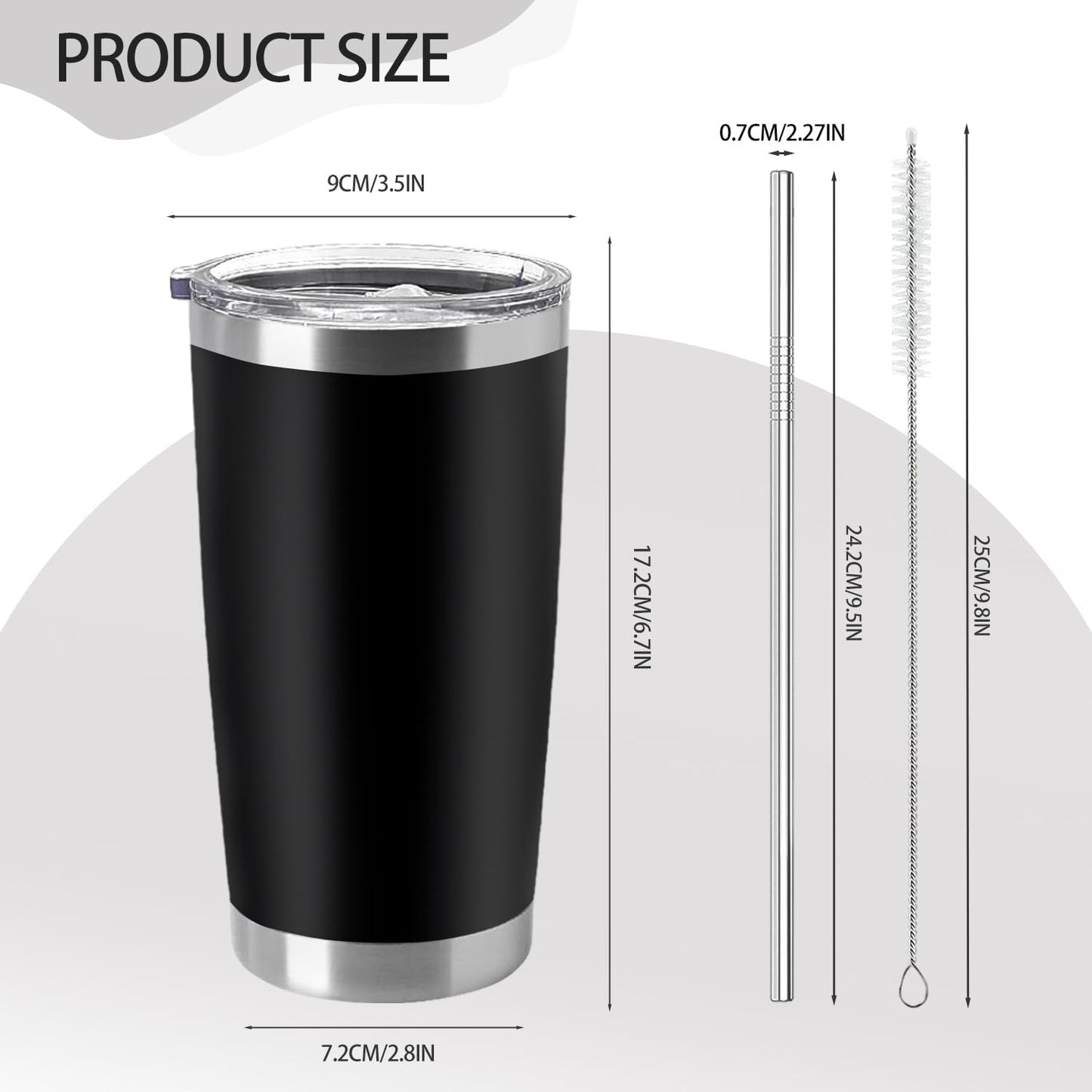 Make It Yours- Personalize Your 20 oz Stainless Steel Tumbler