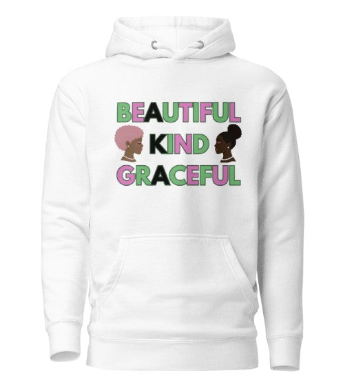 "Beautiful. Kind. Graceful." Hoodie