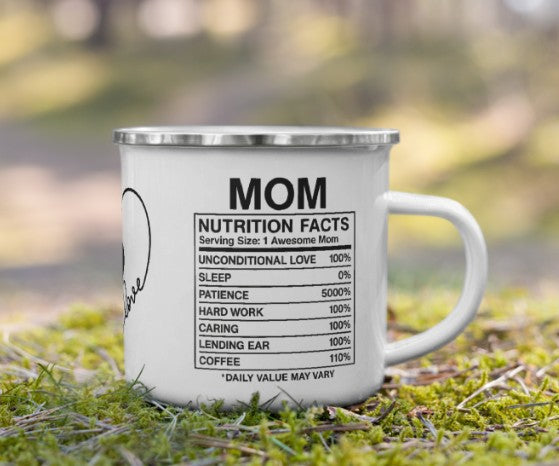 "Mom Nutrition Facts" Mug
