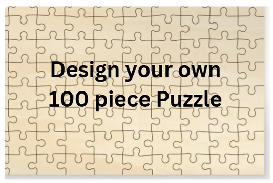 Custom 100-Piece Wooden Puzzle – Personalized Gift for Every Occasion