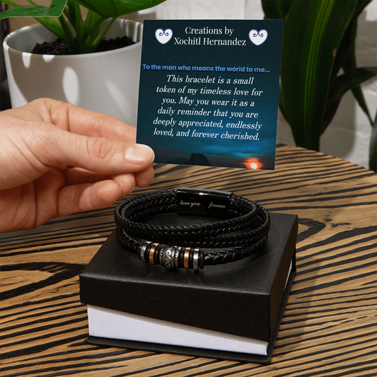 Men's "Love You Forever" Bracelet
