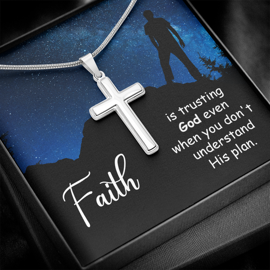 Stainless Steel Cross Necklace