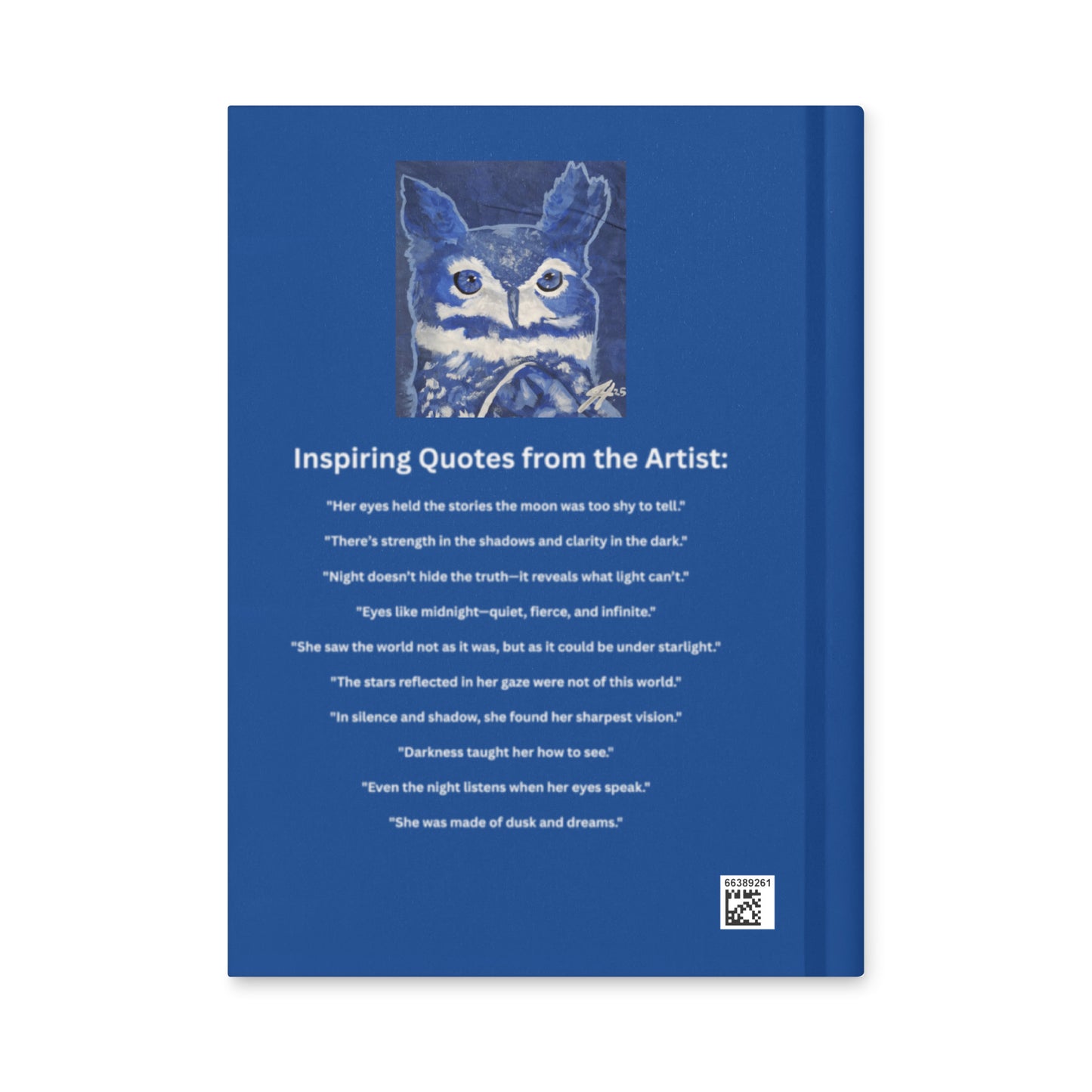 (Personalized Item) "Night Eyes" Hardcover Journal