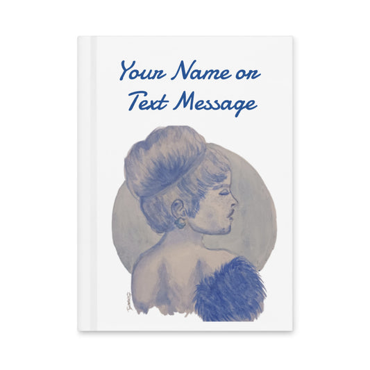 (Personalized Item) "Blue Beauty" Hardcover Journal