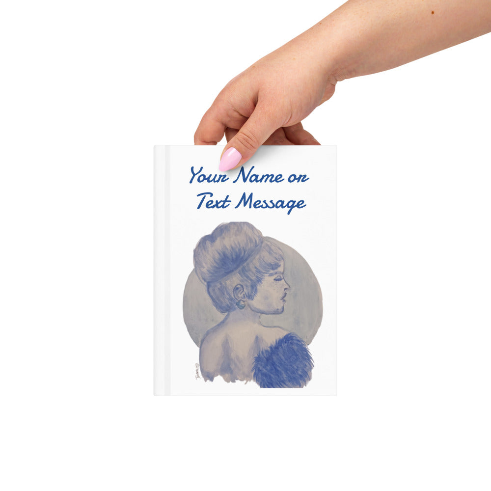 (Personalized Item) "Blue Beauty" Hardcover Journal