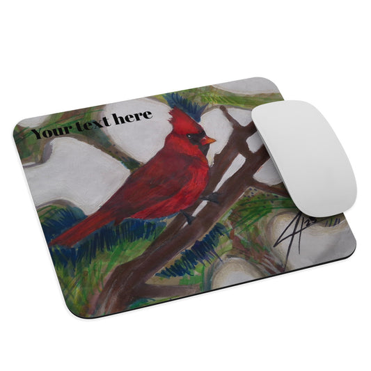 (Personalized Item) "Where Hope Rest" Premium Mouse Pad