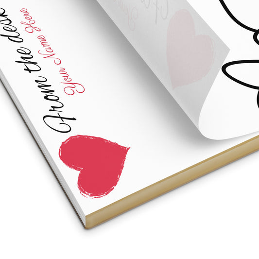 (Personalized Item) "Hearts- From the Desk of" Notepad