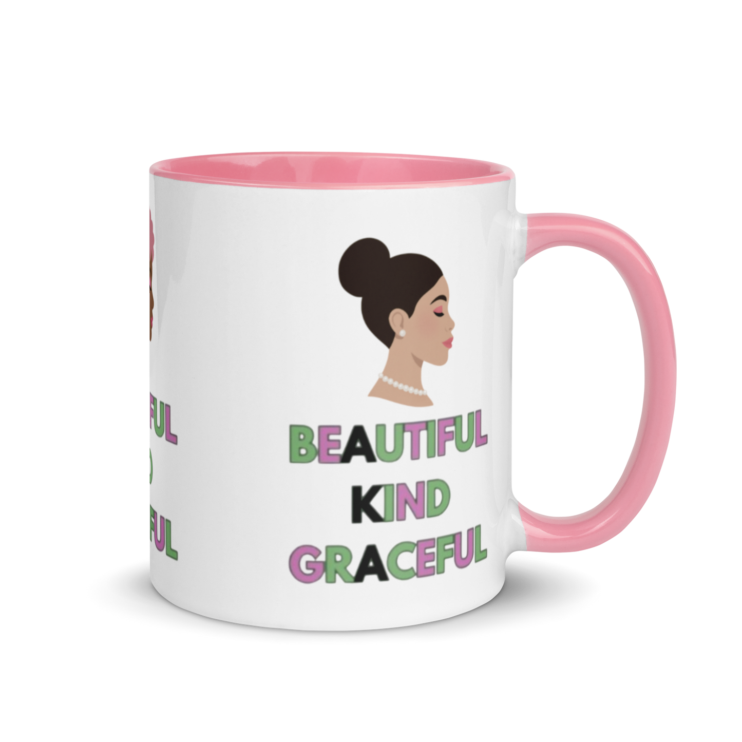 "Beautiful. Kind. Graceful." Empowerment Mug (PINK)