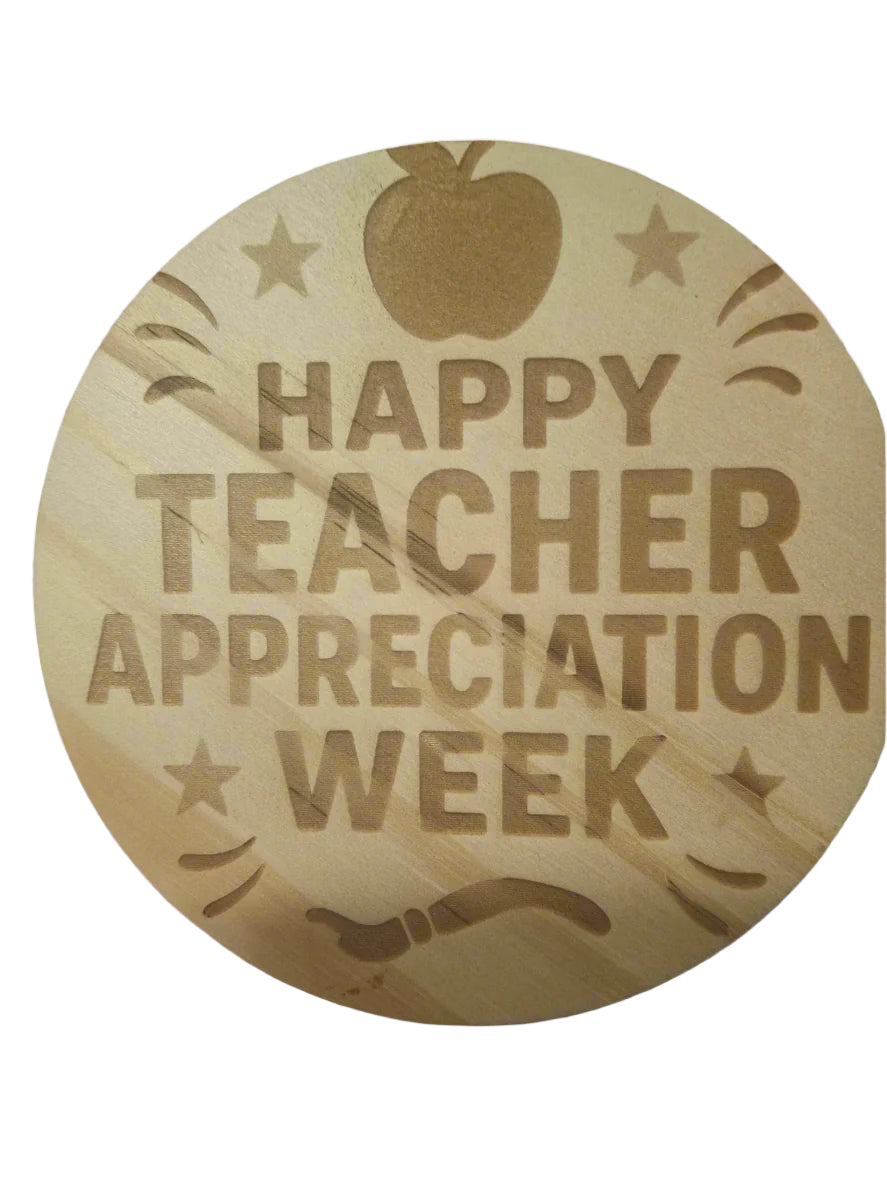 Teacher Appreciation Box- Personalized Pen, Notebook, Coaster & Keychain