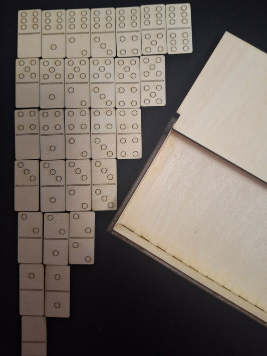 The Showdown – Mini Wooden Domino Set