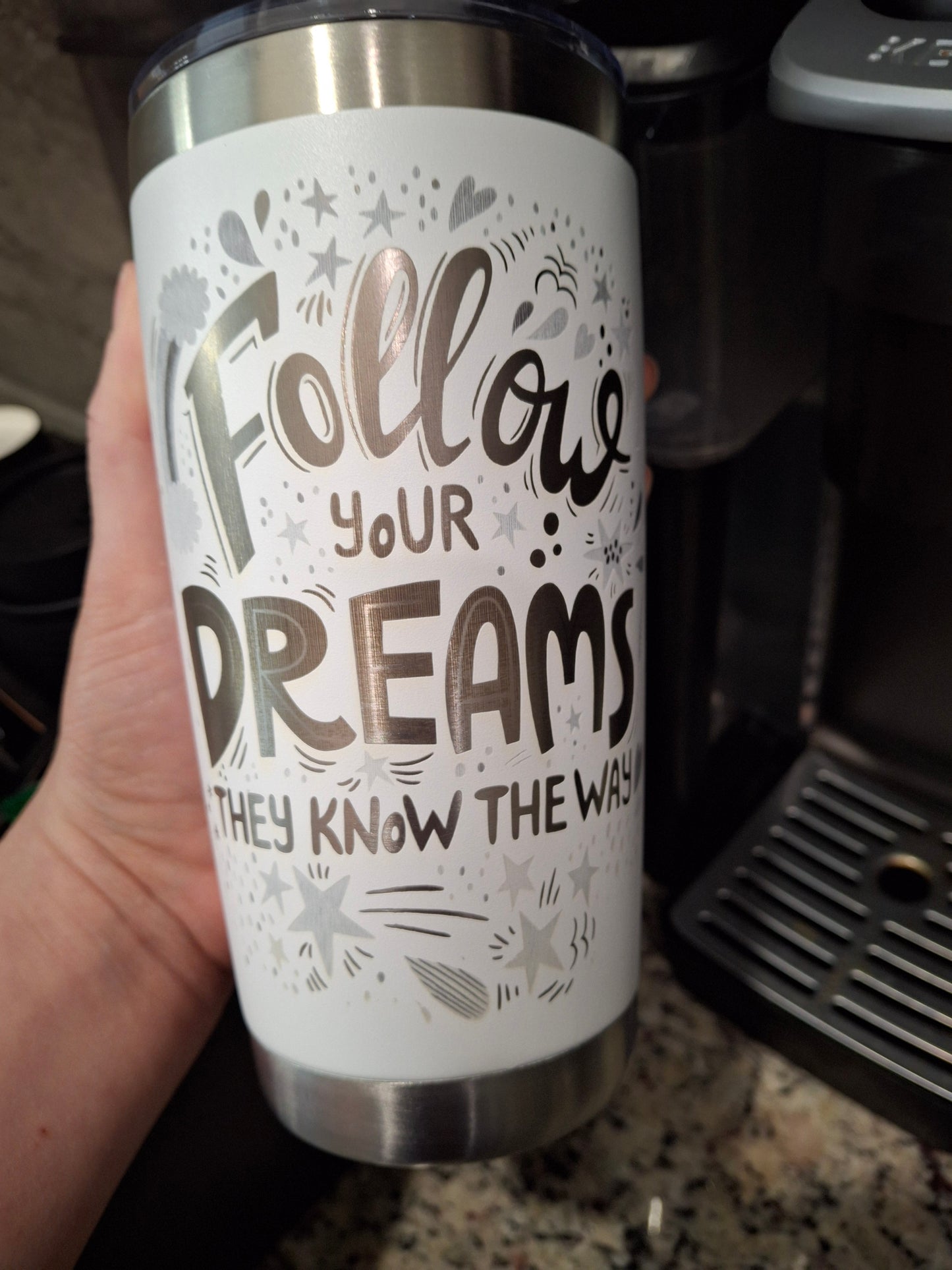 (Choose Your Design & Color) 20 oz Stainless Steel Tumbler