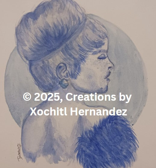 “Blue Beauty” (Digital Art with Commercial License Certificate)
