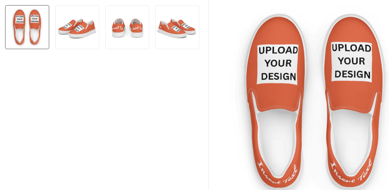 (Personalized) Women’s Slip-on Canvas Shoes