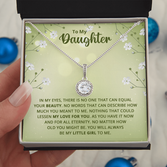 To My Daughter-Eternal Hope Necklace (Personalized Item)