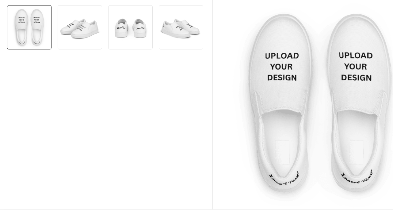 (Personalized) Women’s Slip-on Canvas Shoes