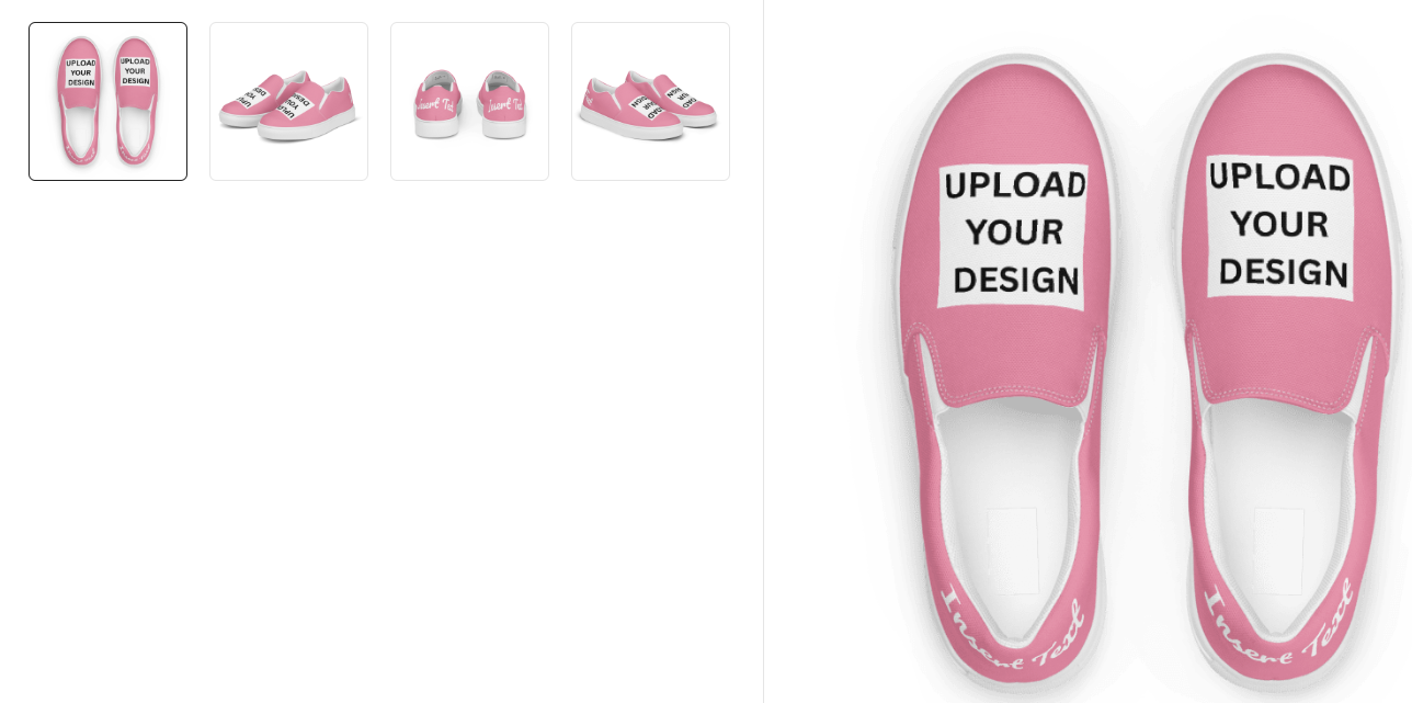 (Personalized) Women’s Slip-on Canvas Shoes