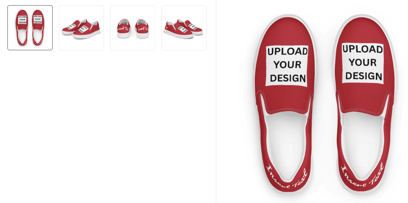 (Personalized) Women’s Slip-on Canvas Shoes