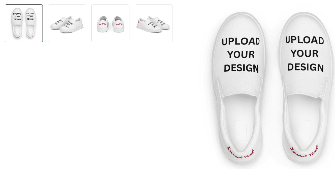 (Personalized) Women’s Slip-on Canvas Shoes